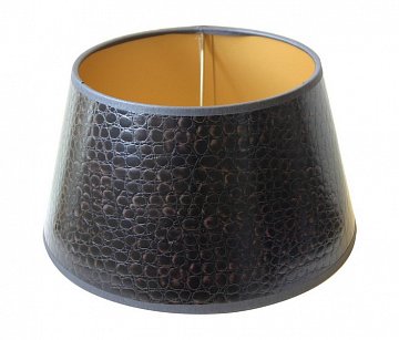 Абажур круглый Kaaiman Brown